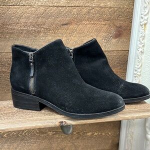 Cole Haan Black Suede Leather Booties - Size 8C